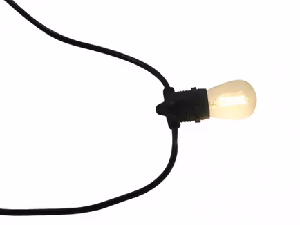 Føro pakket met 5 Vintage plastic led-lampen - Warm wit