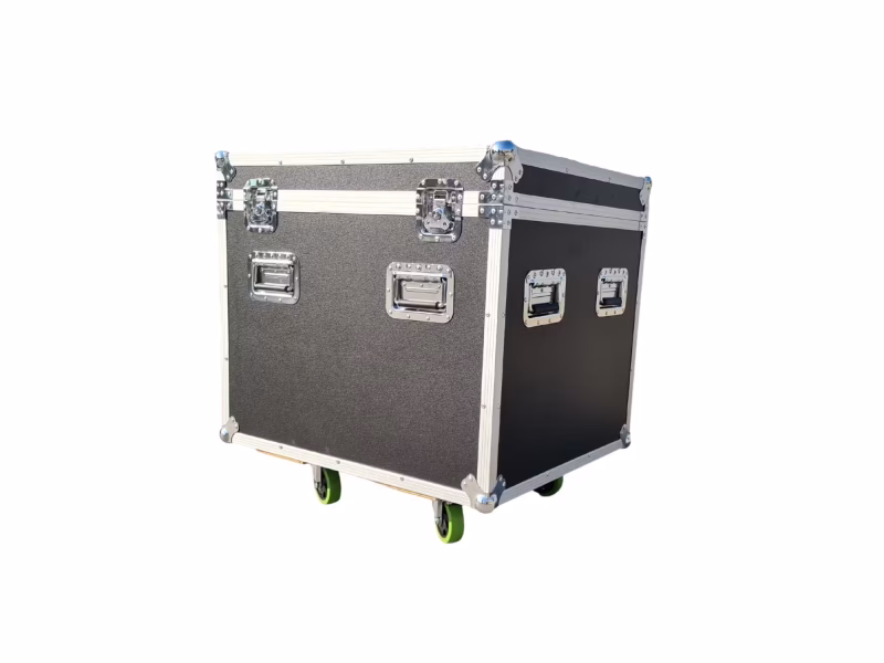 Flightcase Small - 75 x 65 x 65 cm - Toebehoren zwart