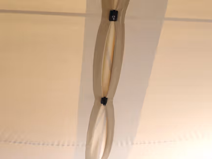 Stretchtent verbindingsstrook Triflexx (niet keder) - Set met karabijnhaken - 8.5m