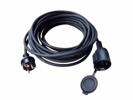 Verlengsnoer buiten 10 m | IP44 Spatwaterdicht | Rubber kabel
