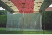 Zij en Achterwanden EGP 300x195 – transparant (geruit 10 × 10 mm)