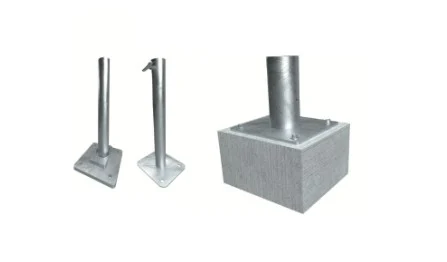 Parasol vaste voet rond of vierkant