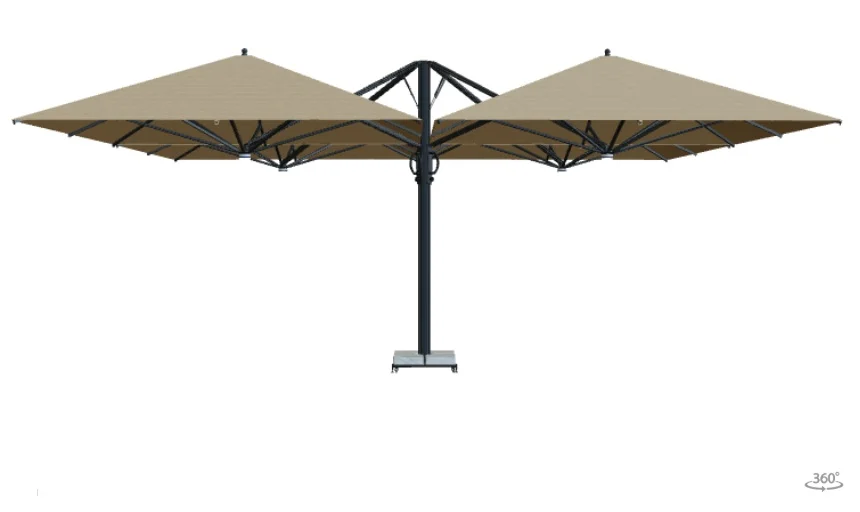 Parasol Tuin Terras Horeca Modulo Trio 300 X 615 X 615 cm