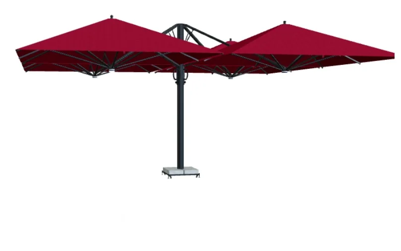 Parasol Tuin Terras Horeca Modulo Trio 250 X 515 cm