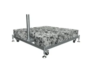 Parasol voet Marmer zijwaarts geplaatste mast