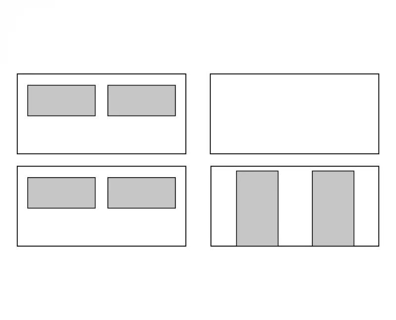 Vouwtent Zijwandenset met draagtas  - 5 x 5m