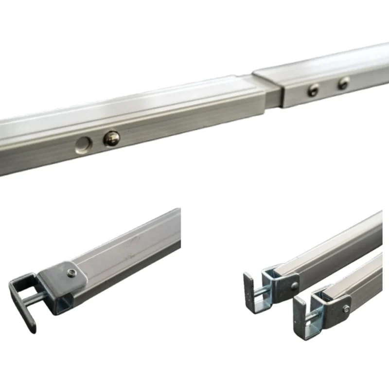 vouwtent buis halve zijwand -2.5 of 3.0 meter