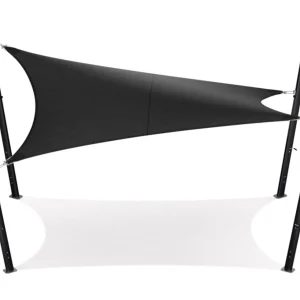 Shade cloth - rectangle - 3 x 5 m - Breathable - HDPE - Carbon