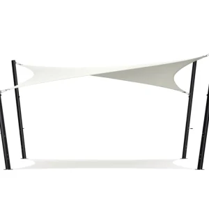 Schaduwdoek - vierkant - 5 x 5 m - Waterdicht - Polyester - White 2